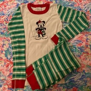 Hanna Andersson Xmas Mickey Mouse Long Jons
